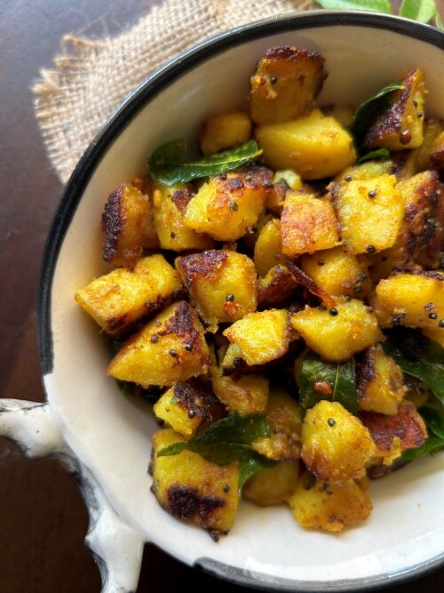 South Indian Roast Potatoes